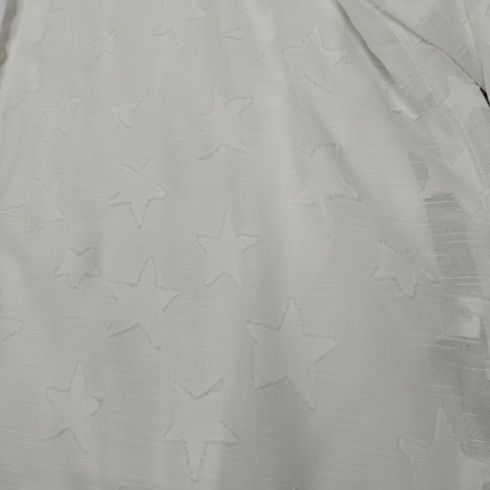 3399 Size 18P Alfred Dunner Shell & Button Down Top White Stars NWT - Picture 3 of 9